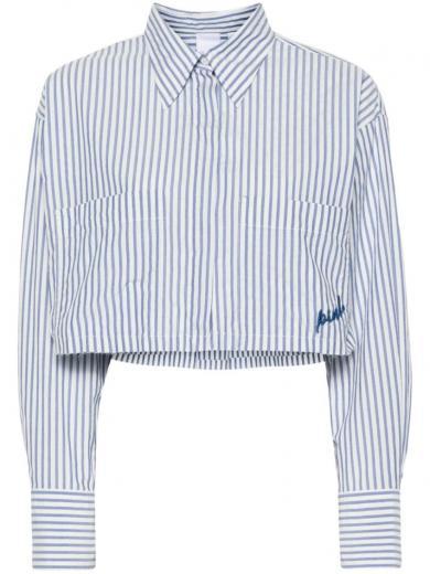 light blue striped shirt