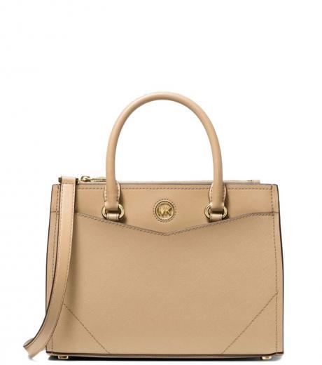 light brown everly medium satchel