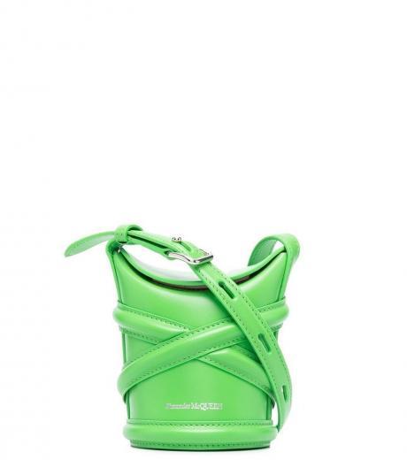 light green the curve micro bucket bag