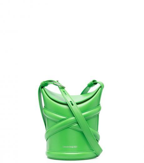 light green the curve mini bucket bag