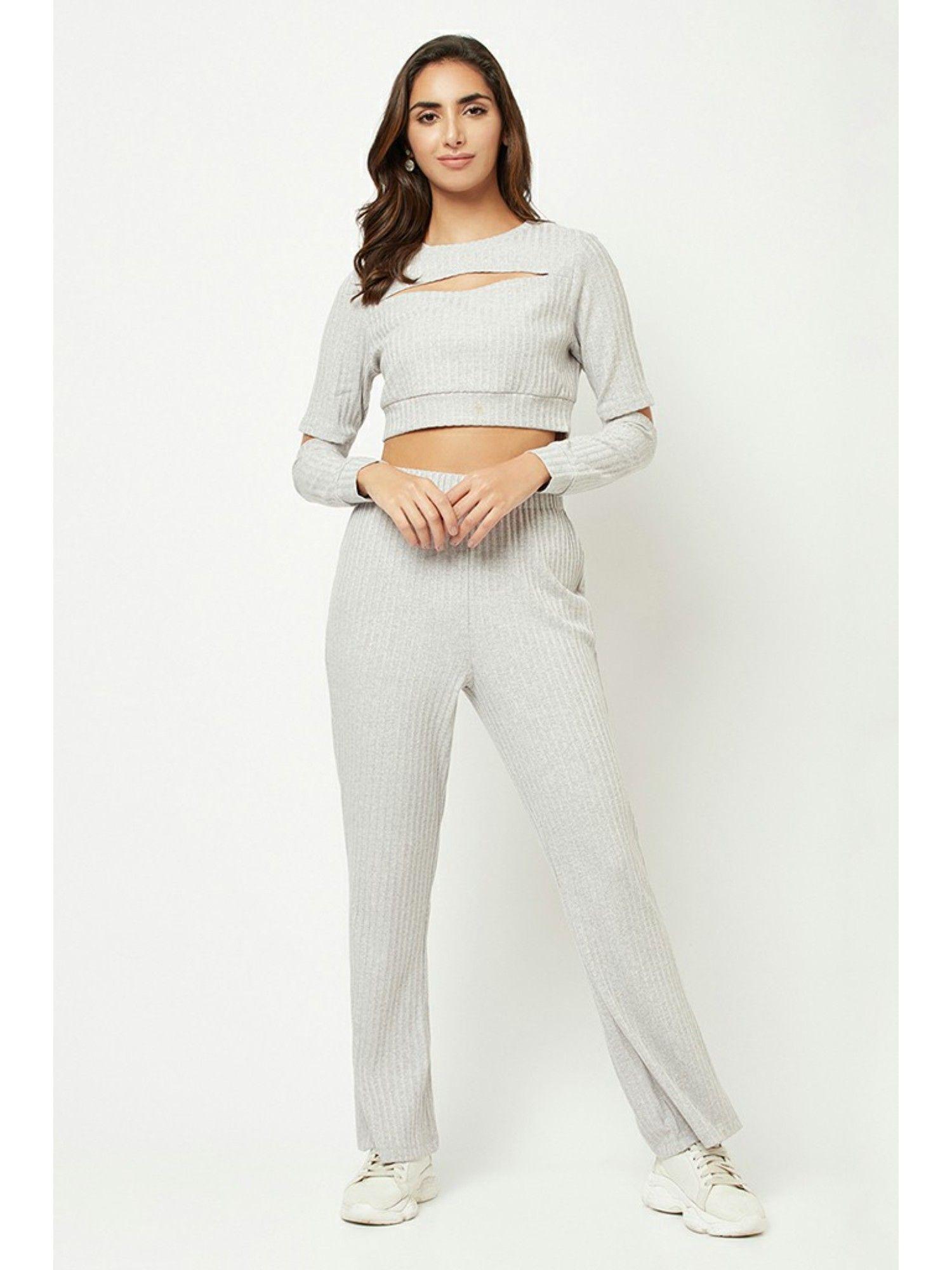 light grey cut-out co-ord (set of 2)