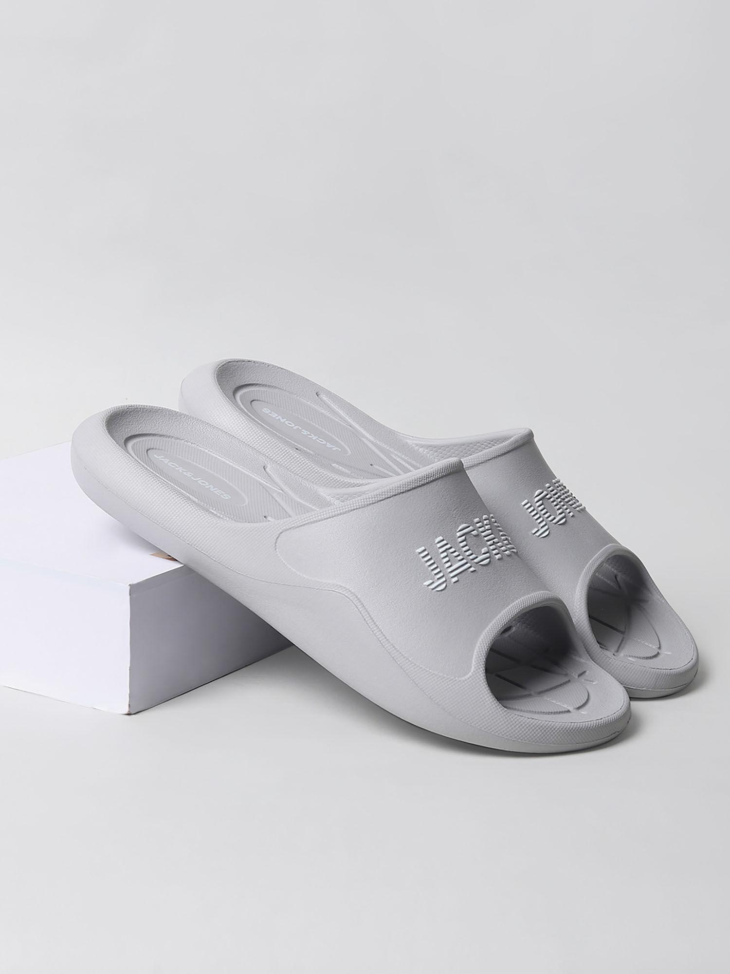 light grey moulded sliders