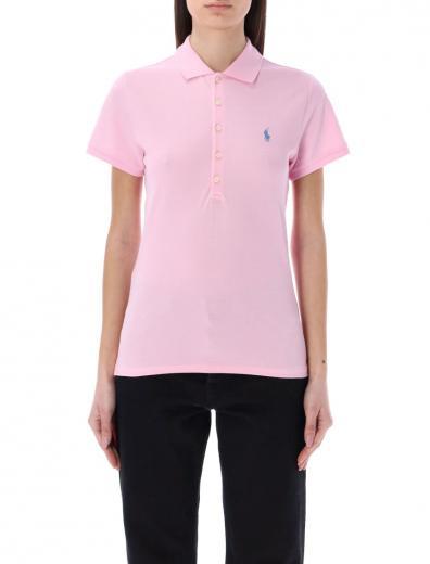 light pink logo julie polo