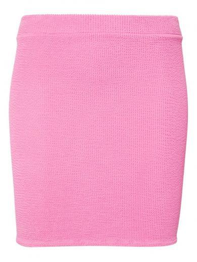 light pink skirt with logo