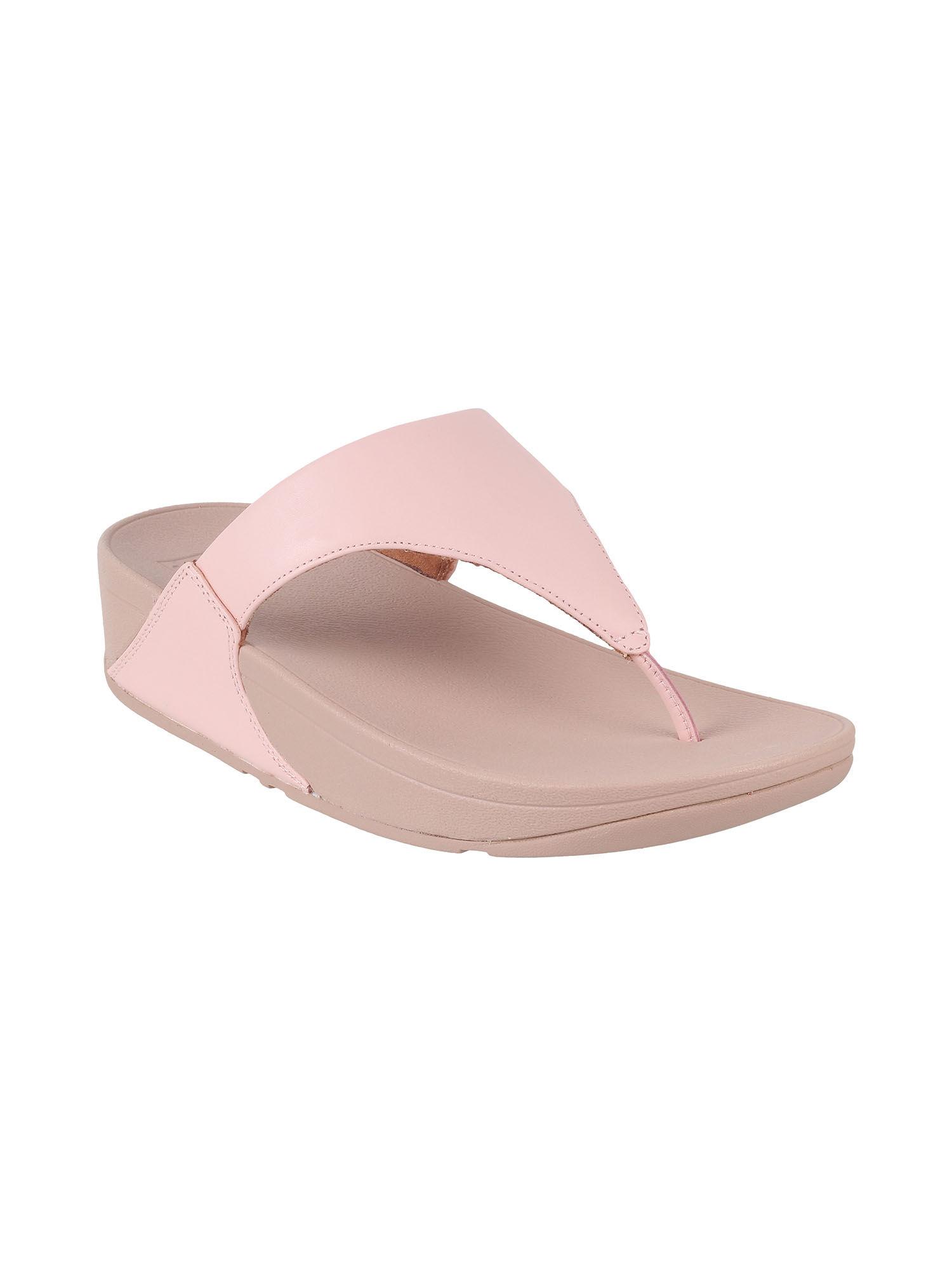 light pink synthetic women sandals