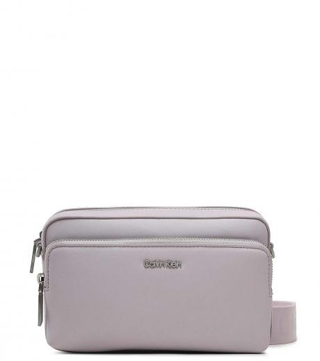 light purple camera small crossbody bag