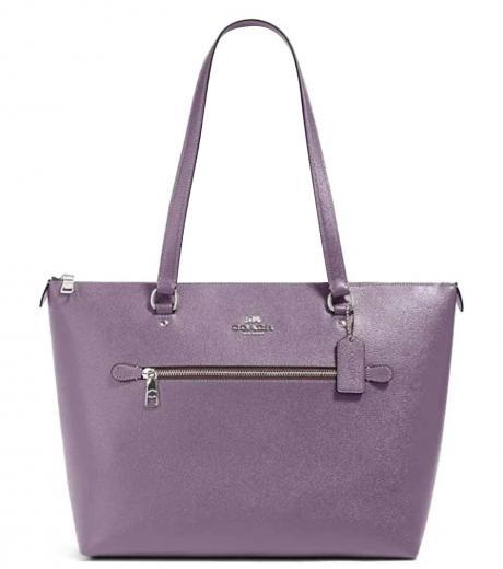 light purple gallery medium tote