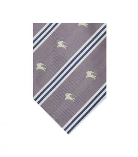 light purple logo tie