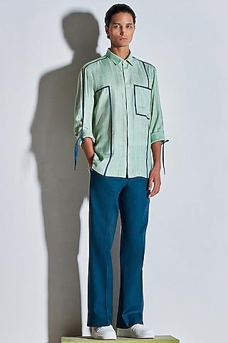 light sage green cotton shirt