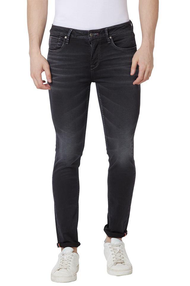 light wash cotton slim fit mens jeans