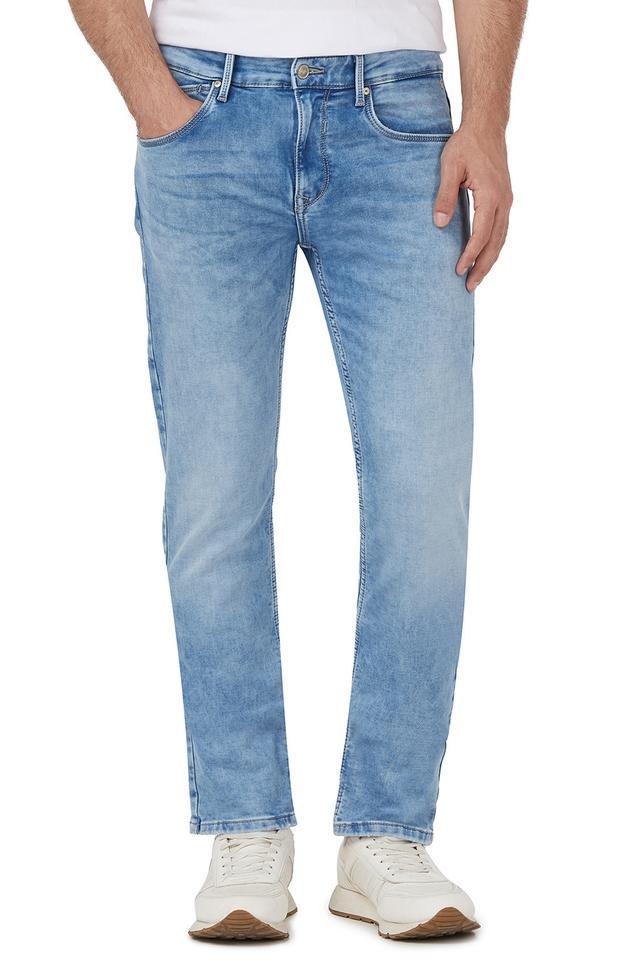 light wash cotton straight fit mens jeans