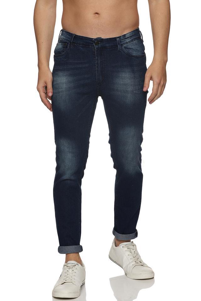 light wash denim skinny fit mens jeans