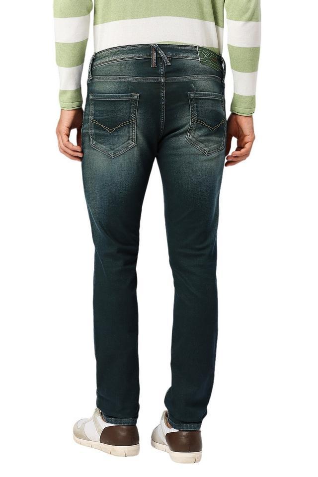 light wash polyester slim fit mens jeans