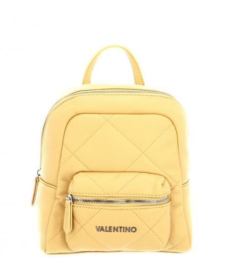 light yellow coldre small backpack