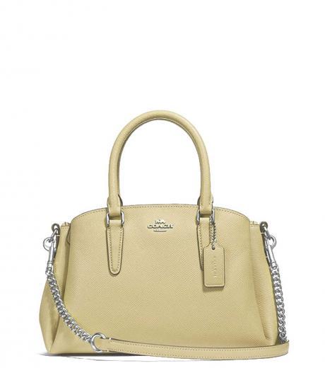 light yellow sage carryall small satchel