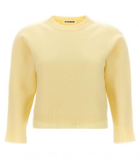 light yellow wool sweater