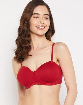 lightly-padded balconette bra