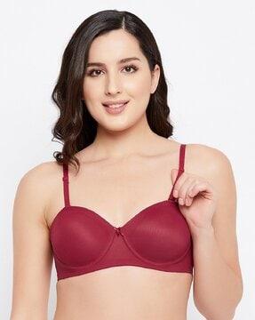 lightly-padded balconette bra