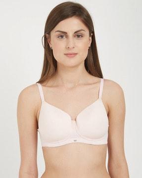 lightly-padded bra with adjustable shoulder straps