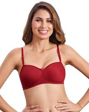 lightly-padded bra with adjustable straps