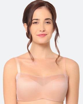 lightly-padded bra with adjustable straps