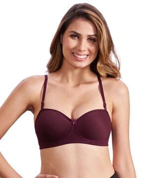 lightly-padded bra with adjustable straps