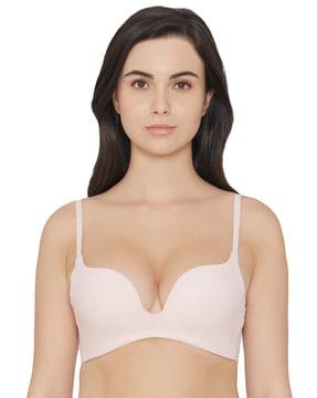 lightly-padded bra with adjustable straps