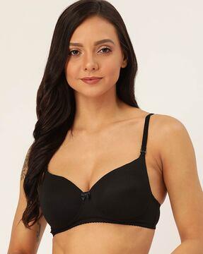 lightly-padded cotton t-shirt bra