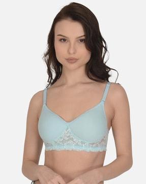 lightly-padded full coverage bra