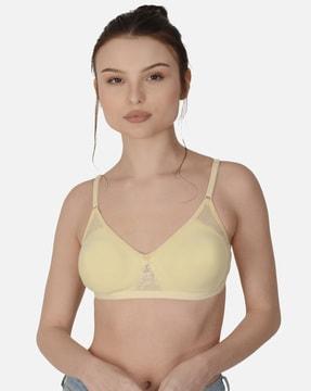 lightly-padded full coverage bra