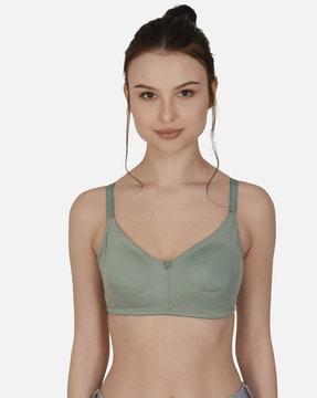 lightly-padded full coverage bra