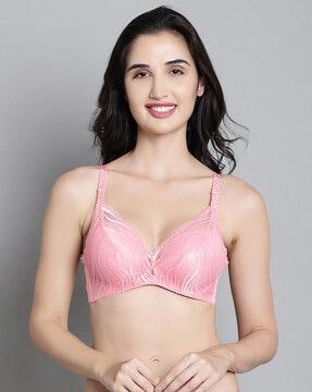 lightly-padded full coverage bra