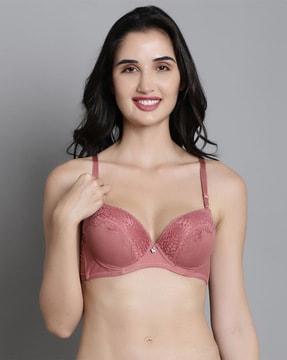 lightly-padded full coverage bra