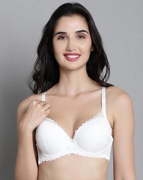 lightly-padded full coverage bra