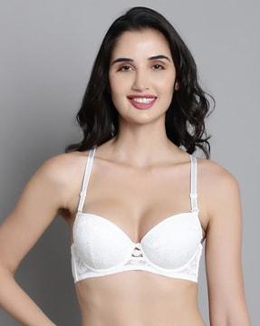 lightly-padded full coverage bra