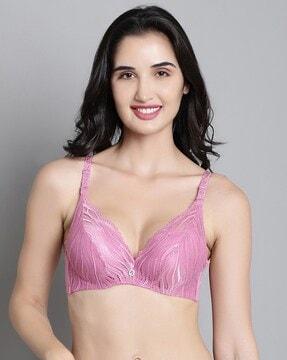 lightly-padded full coverage bra