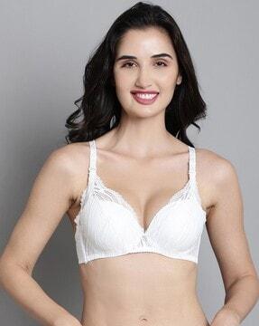 lightly-padded full coverage bra