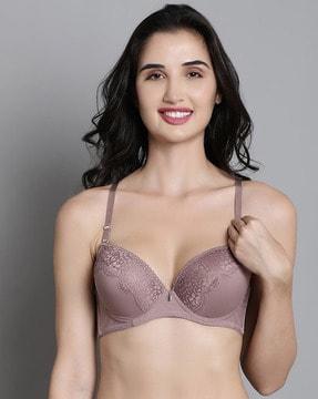 lightly-padded full coverage bra