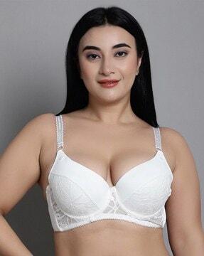 lightly-padded full coverage bra