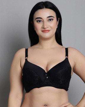 lightly-padded full coverage bra