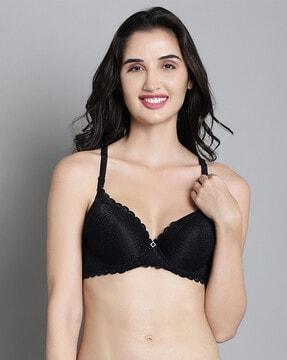 lightly-padded full coverage bra