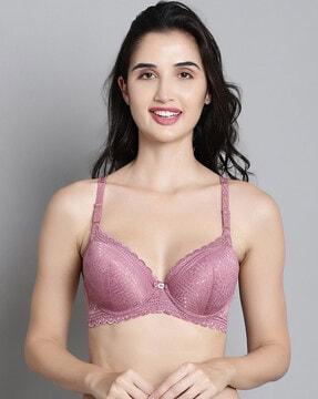 lightly-padded full coverage bra