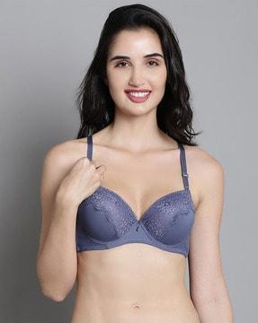 lightly-padded full coverage bra