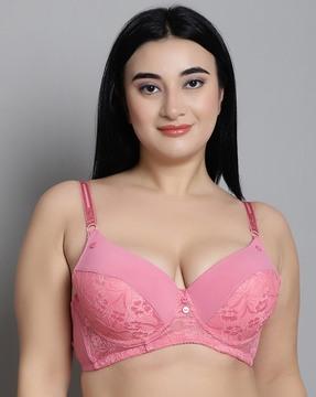 lightly-padded full coverage bra