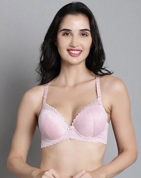 lightly-padded full coverage bra