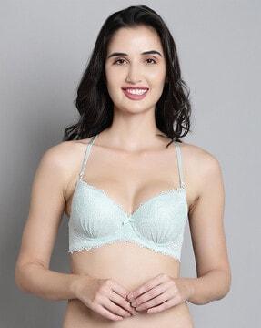 lightly-padded full coverage bra