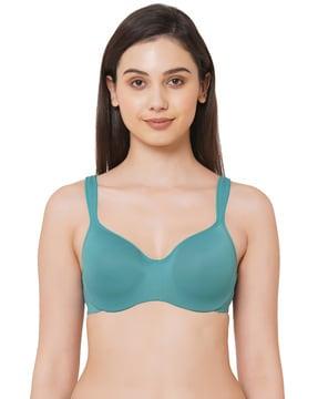 lightly-padded full coverage wired bra