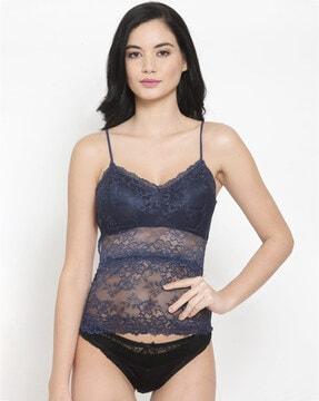 lightly-padded lace bra