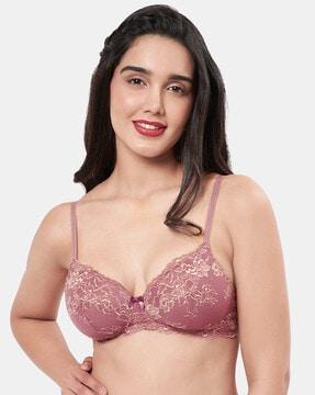 lightly padded non-wired full coverage bridal eternal bliss lace delight bra