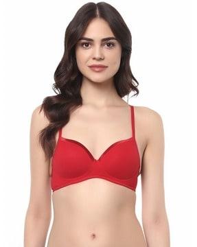 lightly-padded non-wired t-shirt bra